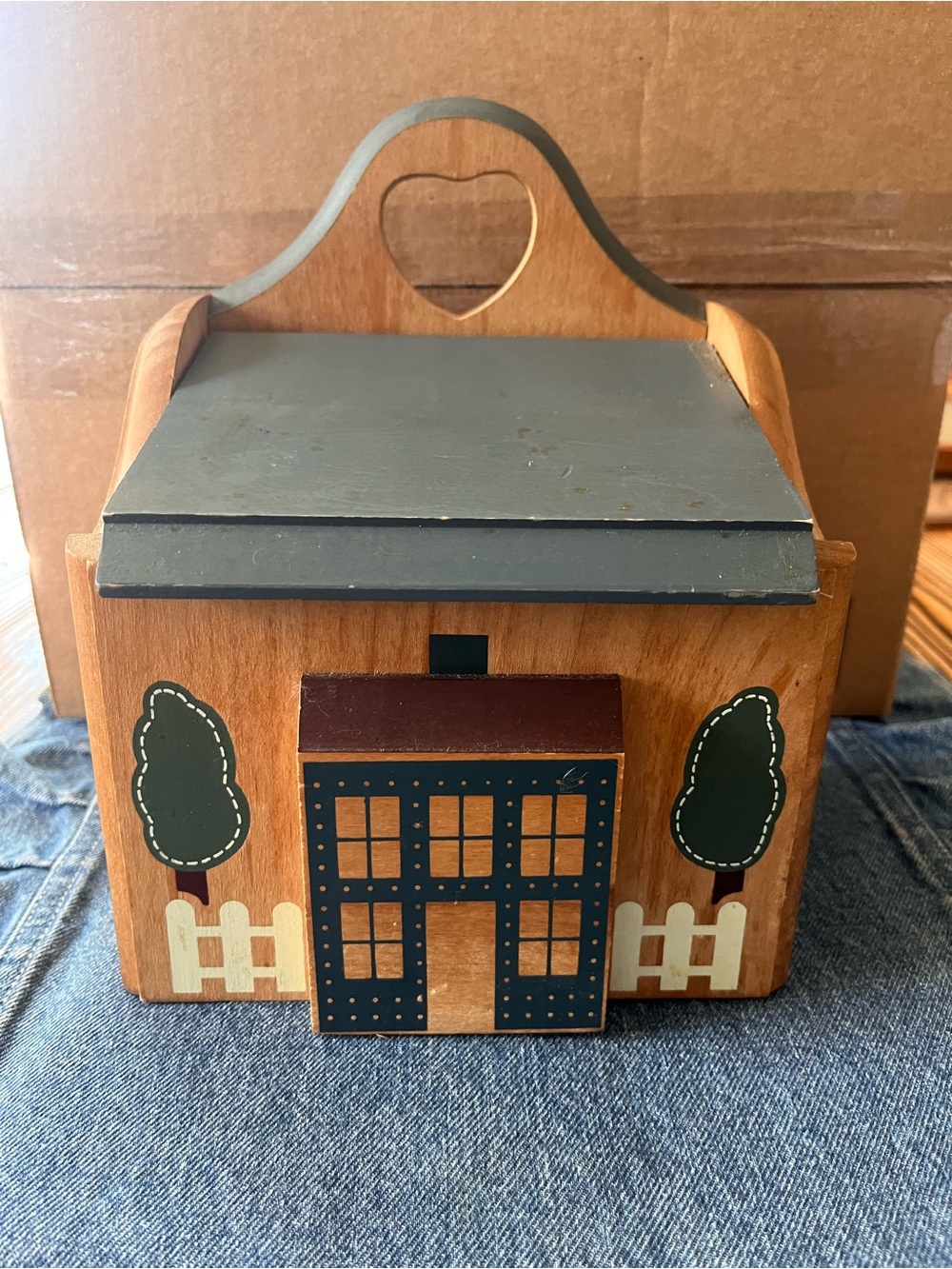 Vintage CottageCore GrannyCore Recipe Box